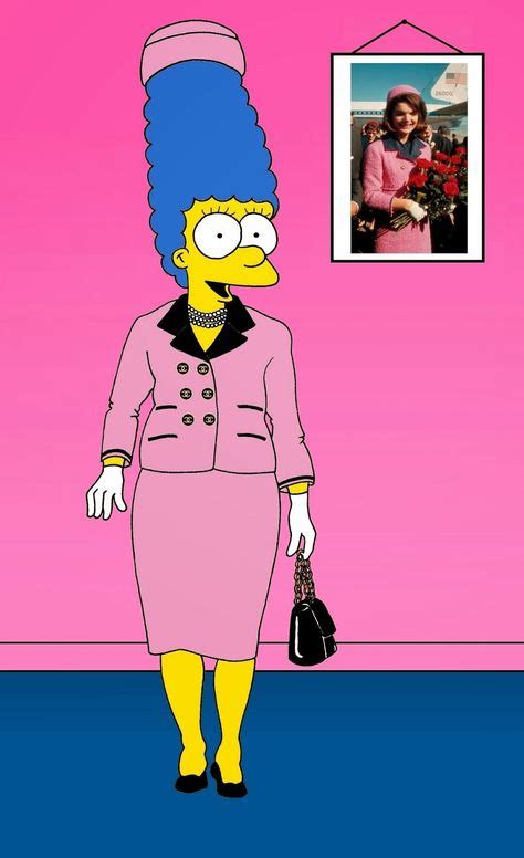 marge simpson pink chanel suit|marge simpson pink dress.